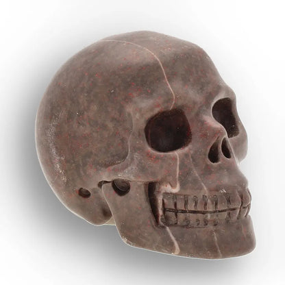 Get your Plum Jasper Skull Carving – Grounding Strength & Vitality Crystal online now or in store at Forever Gems in Franschhoek, South Africa