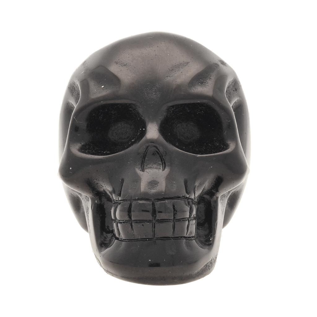 Get your Black Obsidian Skull Carving – Protection & Truth Crystal Skull online now or in store at Forever Gems in Franschhoek, South Africa