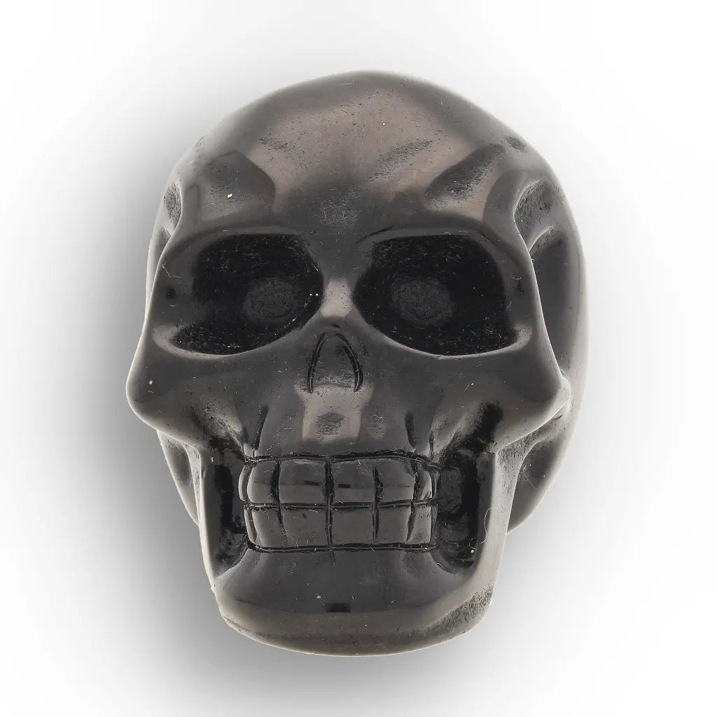 Get your Black Obsidian Skull Carving – Protection & Truth Crystal Skull online now or in store at Forever Gems in Franschhoek, South Africa
