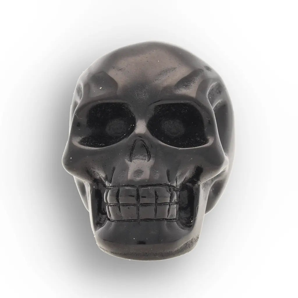 Get your Black Obsidian Skull Carving – Protection & Truth Crystal Skull online now or in store at Forever Gems in Franschhoek, South Africa