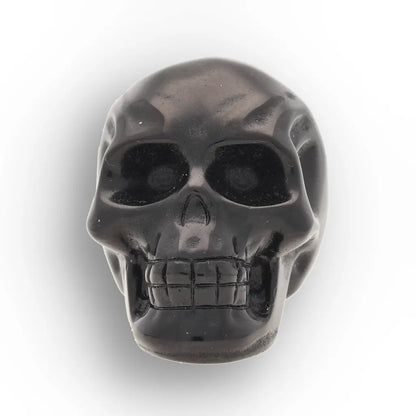 Get your Black Obsidian Skull Carving – Protection & Truth Crystal Skull online now or in store at Forever Gems in Franschhoek, South Africa