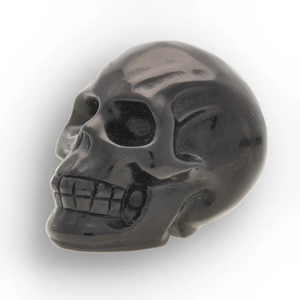 Get your Black Obsidian Skull Carving – Protection & Truth Crystal Skull online now or in store at Forever Gems in Franschhoek, South Africa
