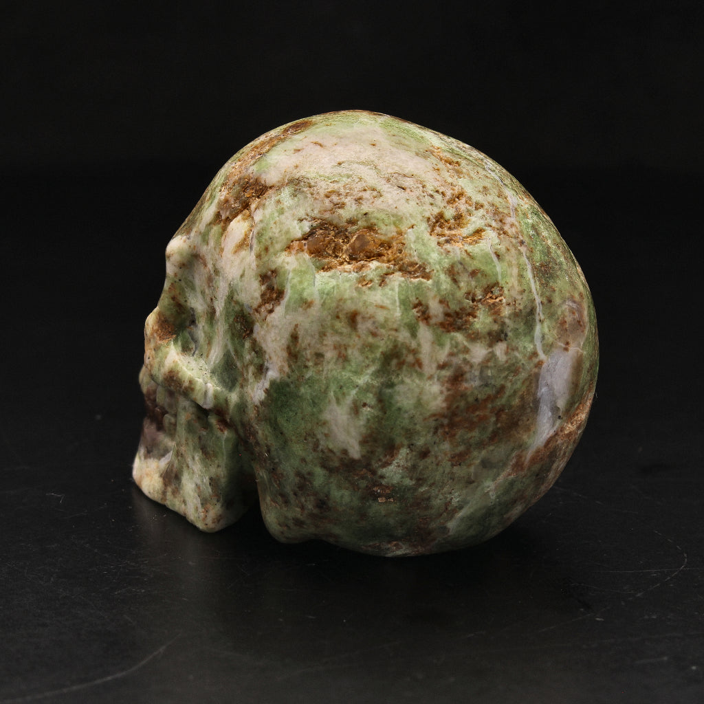 Buy your Nature's Guardian Green Opal Crystal Skull online now or in store at Forever Gems in Franschhoek, South Africa