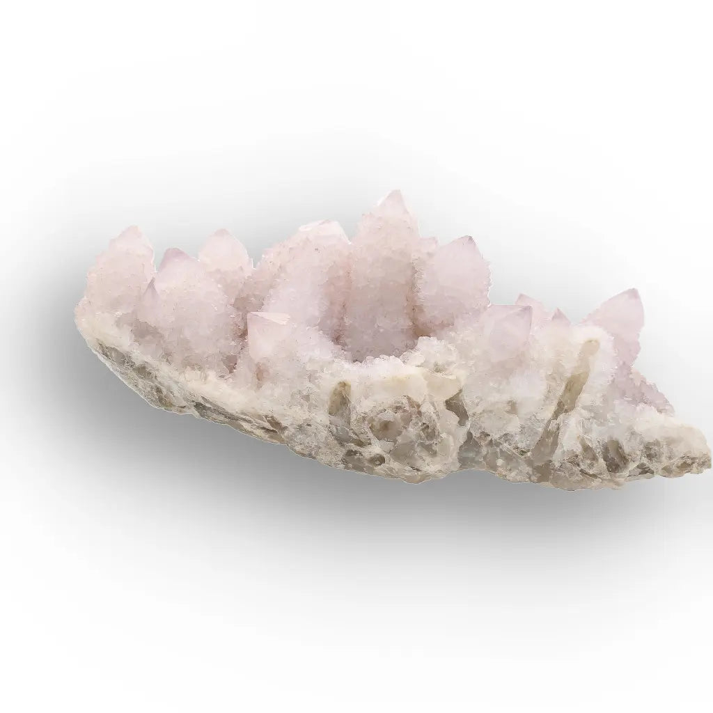 Pale Spirit Quartz Crown Formation Cluster