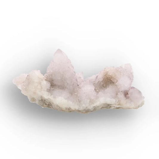 Get your Pale Blush Spirit Quartz Palm Stone Cluster online now or in store at Forever Gems in Franschhoek, South Africa