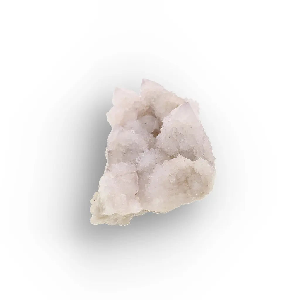 Get your Pale Blush Spirit Quartz Palm Stone Cluster online now or in store at Forever Gems in Franschhoek, South Africa