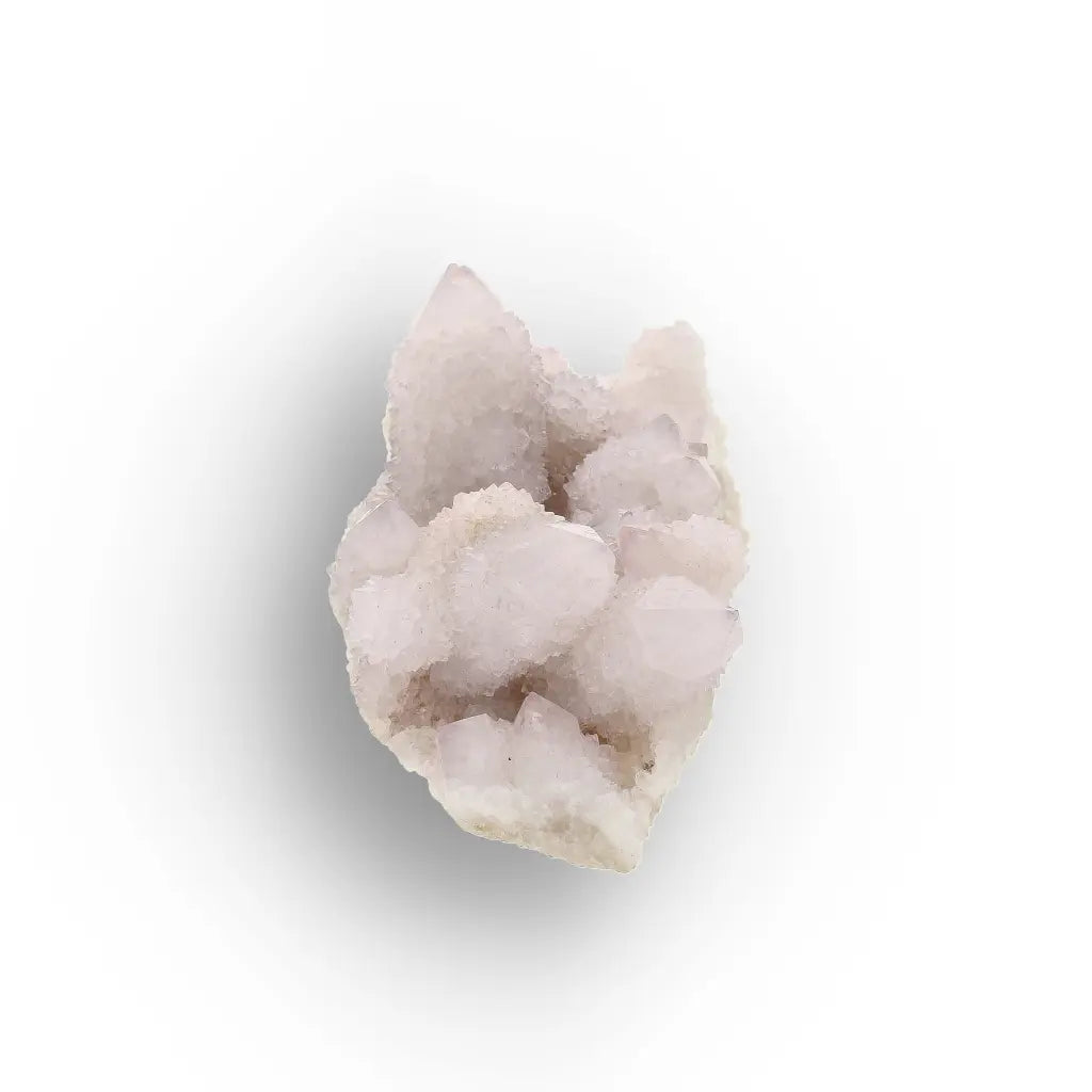 Get your Pale Blush Spirit Quartz Palm Stone Cluster online now or in store at Forever Gems in Franschhoek, South Africa