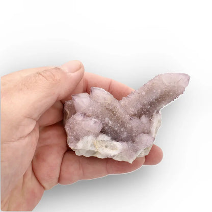 Deep Smoky Purple Spirit Quartz with Phantom Crystal Faces