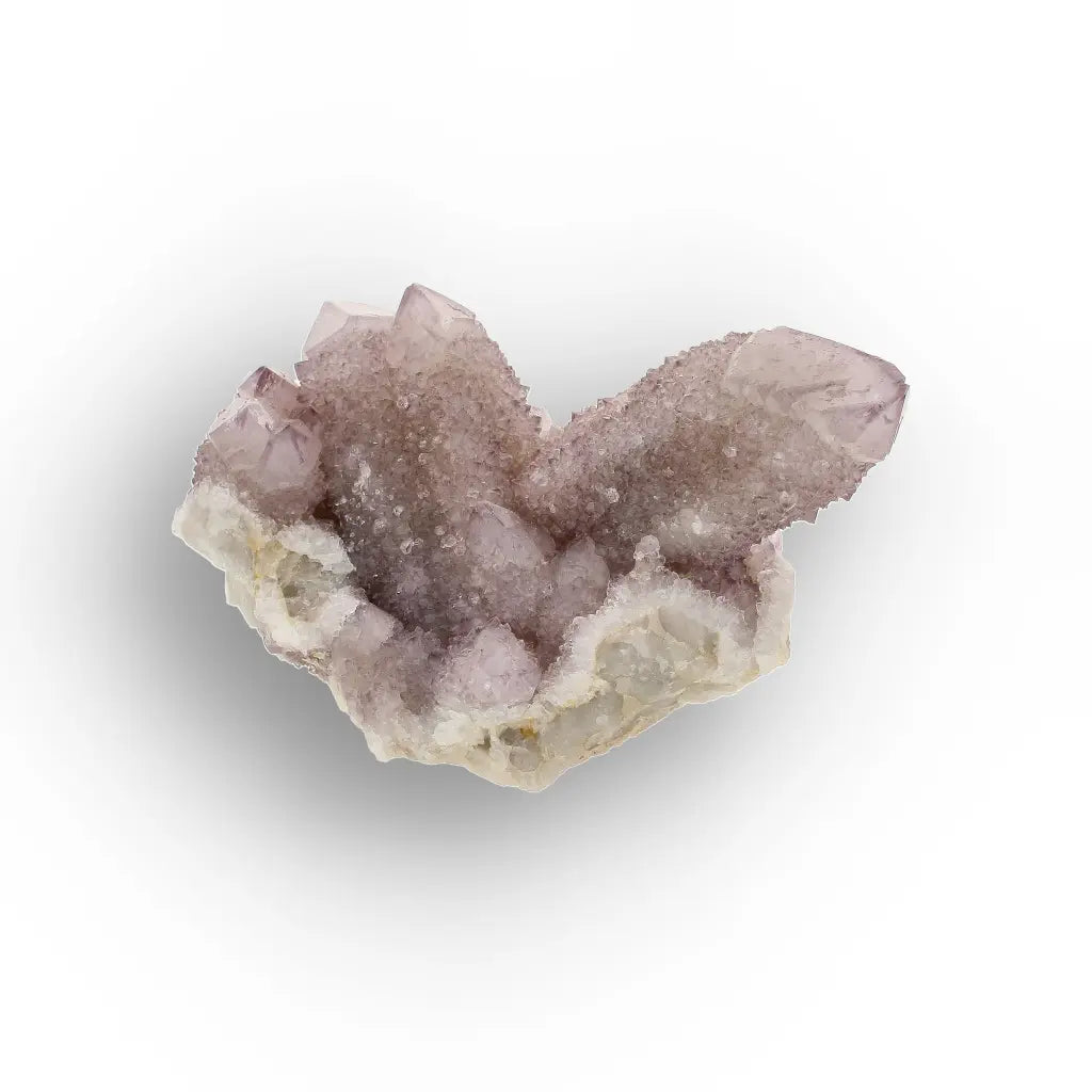 Deep Smoky Purple Spirit Quartz with Phantom Crystal Faces
