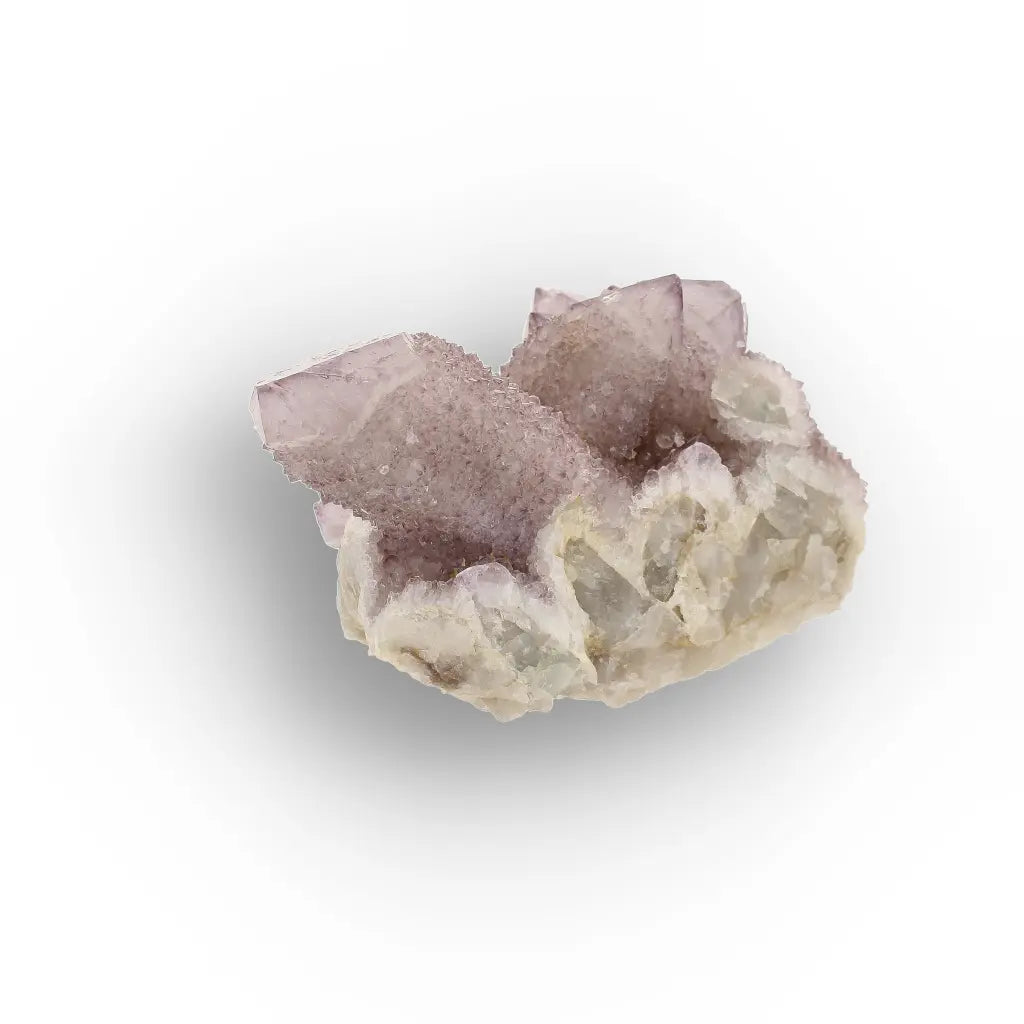 Deep Smoky Purple Spirit Quartz with Phantom Crystal Faces