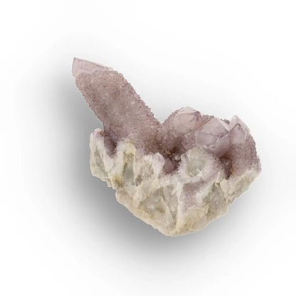 Deep Smoky Purple Spirit Quartz with Phantom Crystal Faces