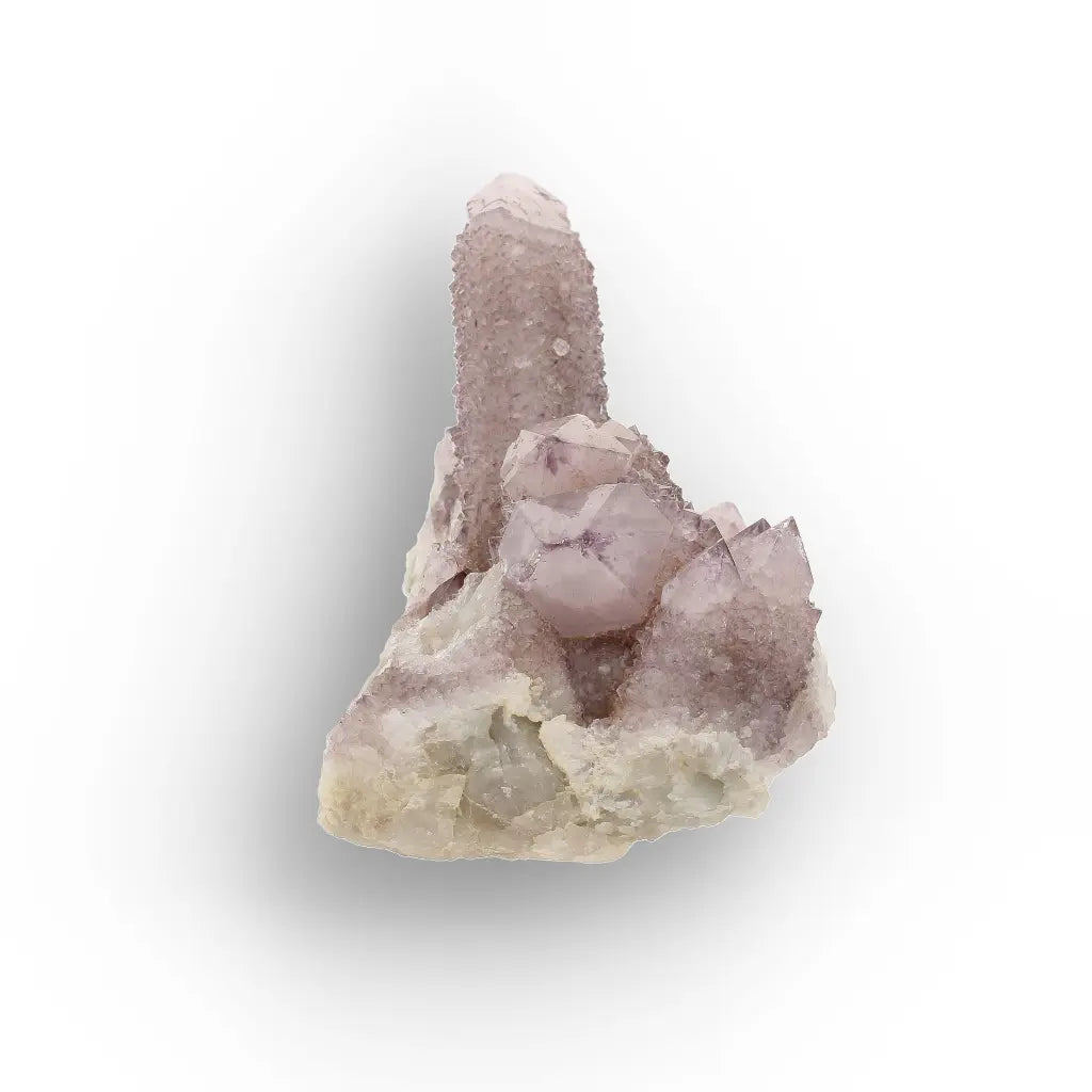 Deep Smoky Purple Spirit Quartz with Phantom Crystal Faces