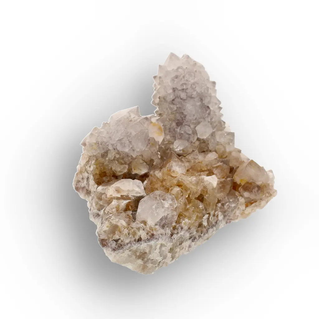 Bi-Colour Spirit Quartz with Amber and Lavender Tones