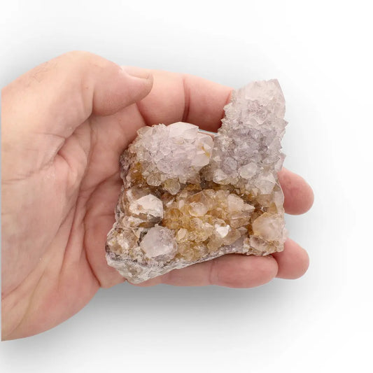 Get your Bi-Colour Spirit Quartz with Amber and Lavender Tones online now or in store at Forever Gems in Franschhoek, South Africa
