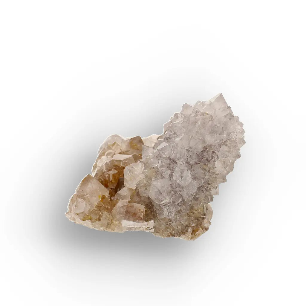 Bi-Colour Spirit Quartz with Amber and Lavender Tones