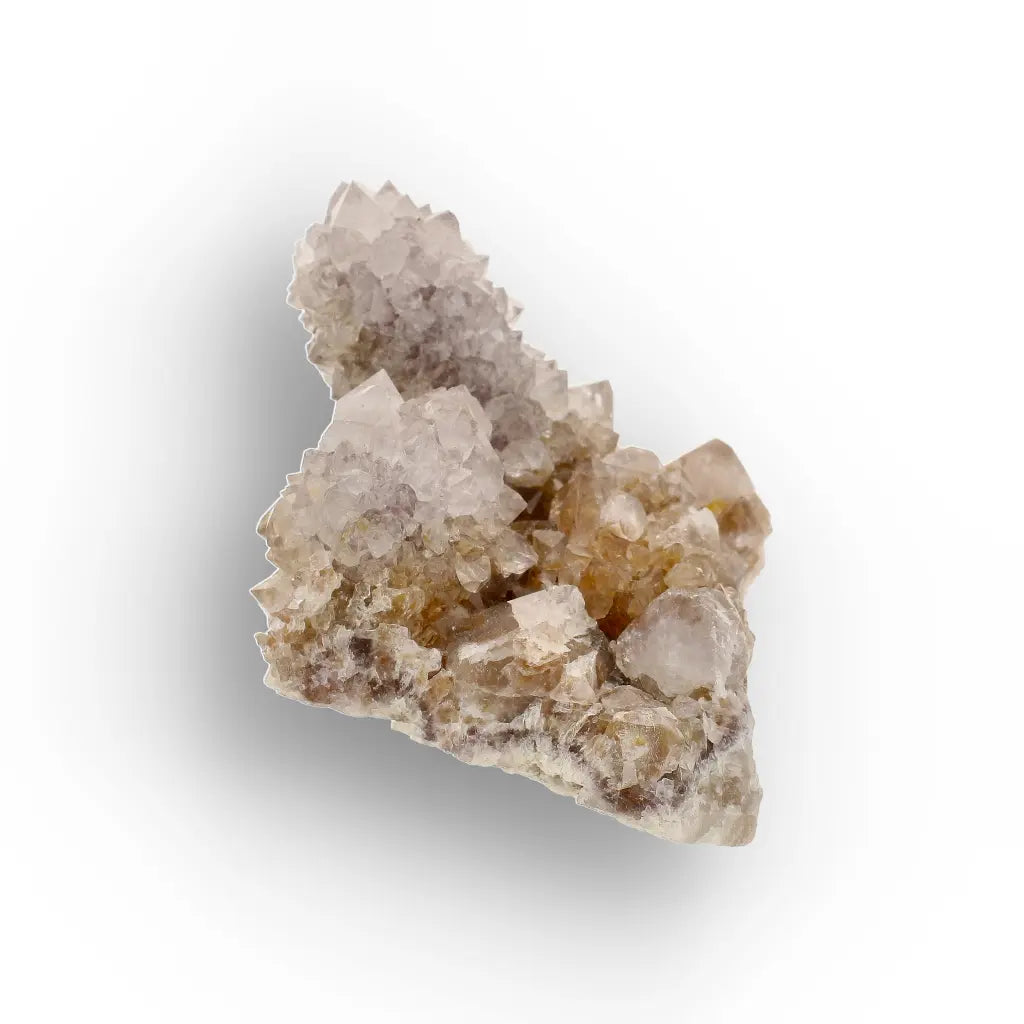 Bi-Colour Spirit Quartz with Amber and Lavender Tones