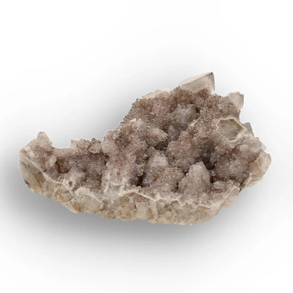 Smoky Iron-Rich Spirit Quartz with Hexagonal Crystal Structure