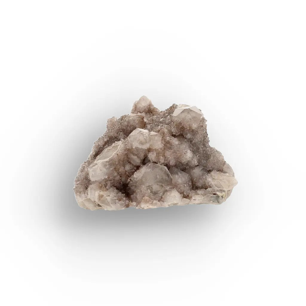 Smoky Iron-Rich Spirit Quartz with Hexagonal Crystal Structure
