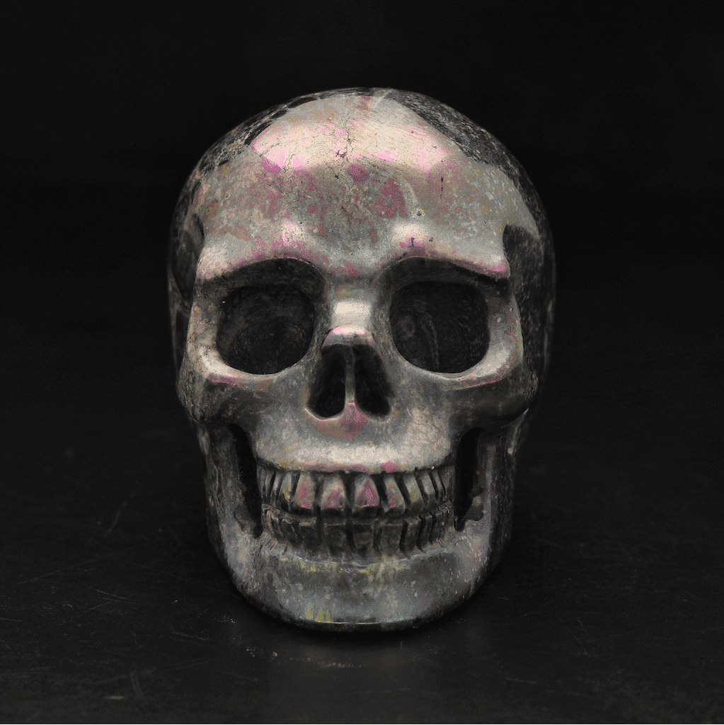 Buy your Aura Titanium Stone Crystal Skull online now or in store at Forever Gems in Franschhoek, South Africa