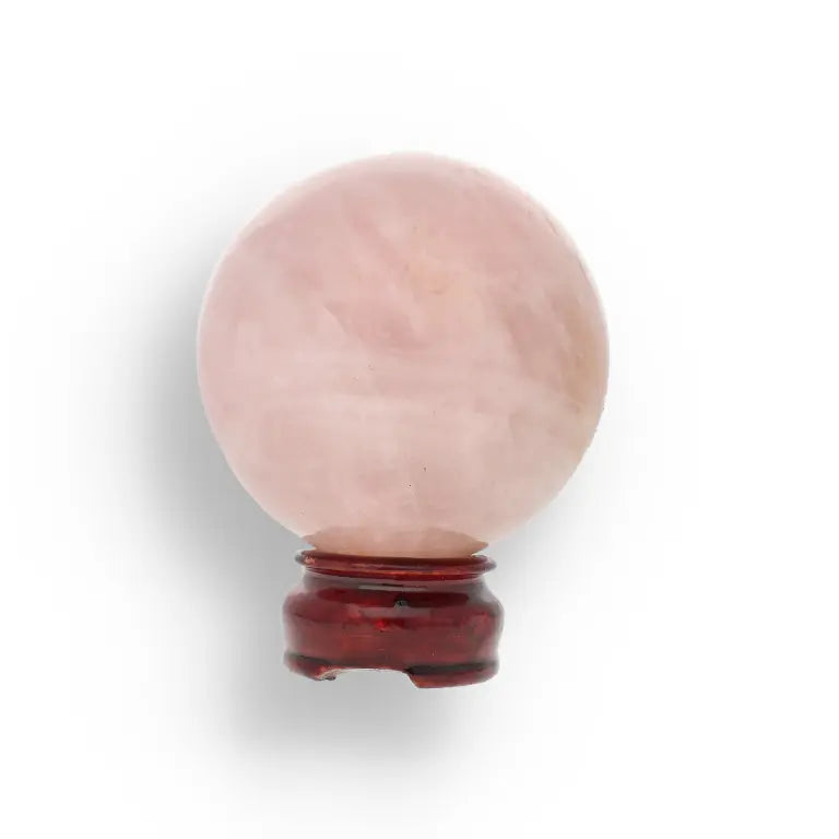 Get your Rose Quartz Sphere - Beautiful Crystal Orb for Self-Love & Inner Peace online now or in store at Forever Gems in Franschhoek, South Africa