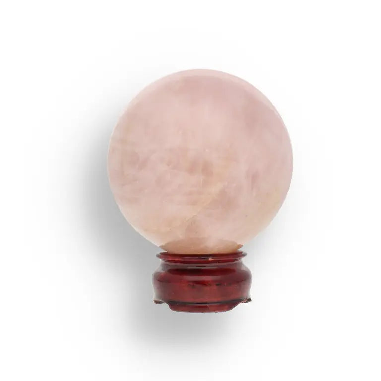 Get your Rose Quartz Sphere - Beautiful Crystal Orb for Self-Love & Inner Peace online now or in store at Forever Gems in Franschhoek, South Africa