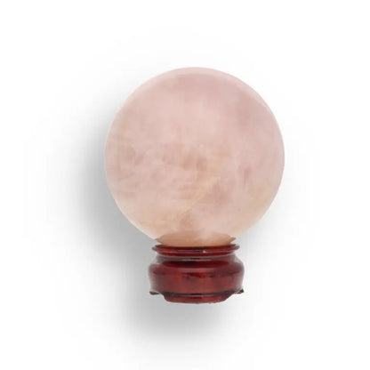 Get your Rose Quartz Sphere - Beautiful Crystal Orb for Self-Love & Inner Peace online now or in store at Forever Gems in Franschhoek, South Africa