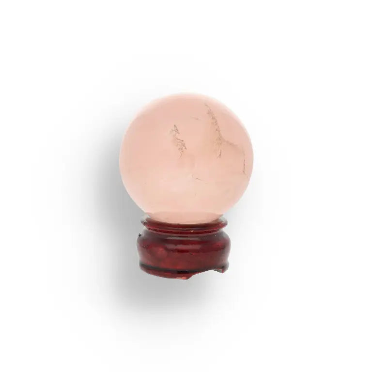Get your Rose Quartz Sphere - High Quality Crystal Ball for Emotional Balance Retry online now or in store at Forever Gems in Franschhoek, South Africa