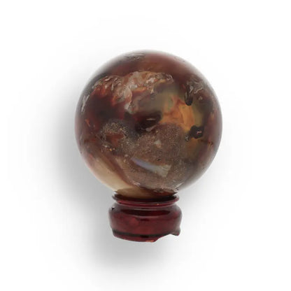 Get your Carnelian Sphere for Passion, Strength, and Confidence online now or in store at Forever Gems in Franschhoek, South Africa