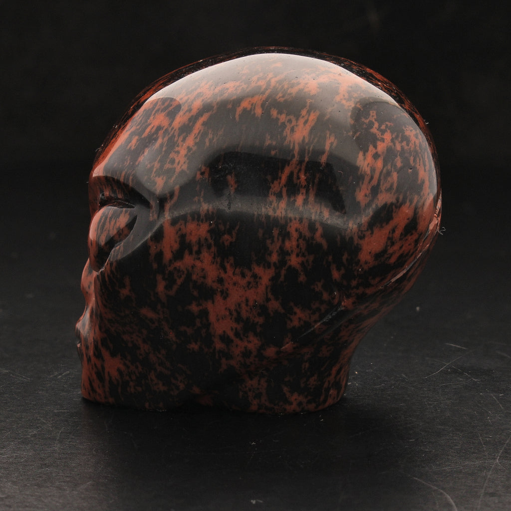 Buy your Guardian Mahogany Obsidian Alien Crystal Skull online now or in store at Forever Gems in Franschhoek, South Africa