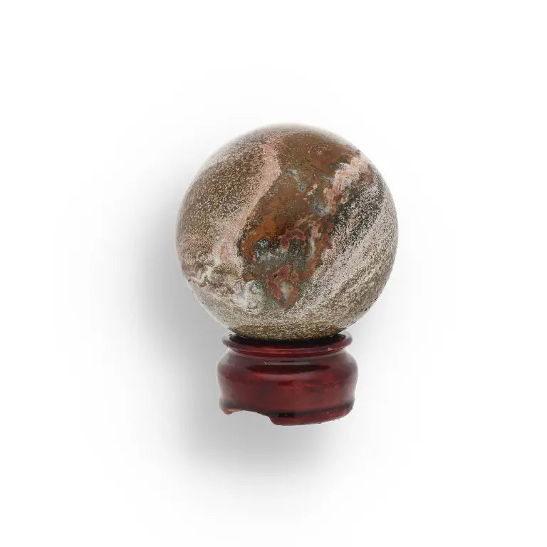 Get your Ocean Jasper Sphere - Nurturing Crystal for Inner Peace online now or in store at Forever Gems in Franschhoek, South Africa