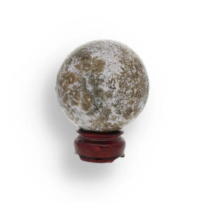 Get your Ocean Jasper Sphere - Polished Crystal Orb for Peace and Calmness online now or in store at Forever Gems in Franschhoek, South Africa