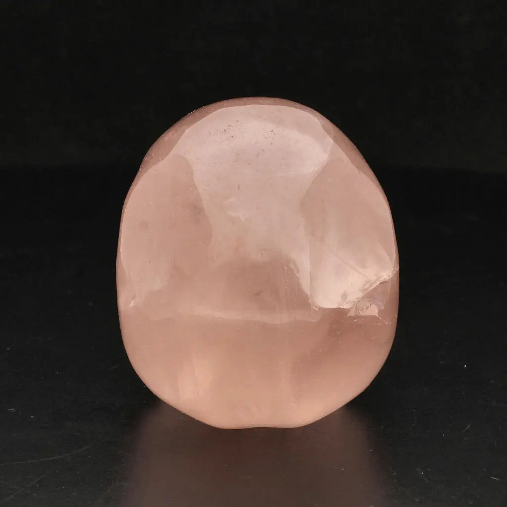 Buy your Crystal Clarity: Hand-Carved Rose Quartz Skull online now or in store at Forever Gems in Franschhoek, South Africa