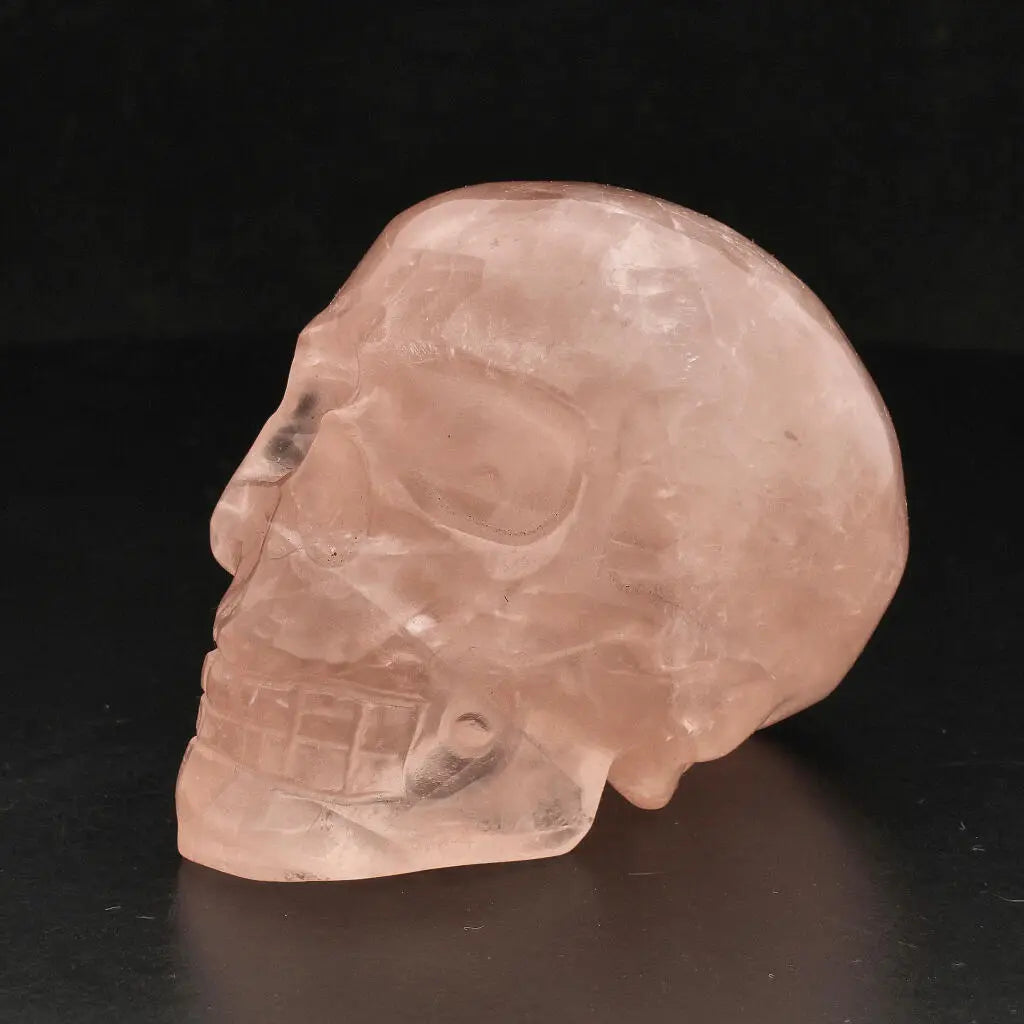 Buy your Skull of Serenity: Rose Quartz Crystal Masterpiece online now or in store at Forever Gems in Franschhoek, South Africa
