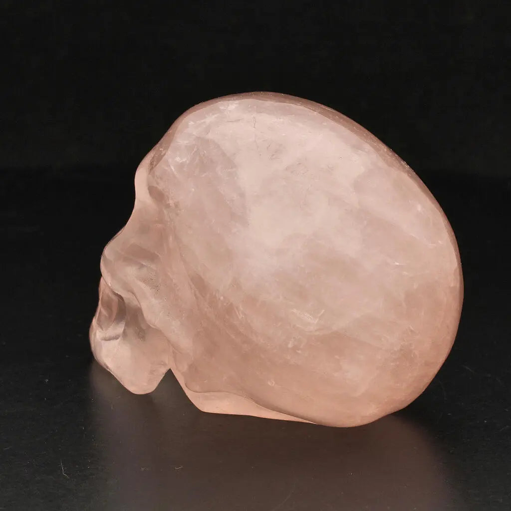 Buy your Skull of Serenity: Rose Quartz Crystal Masterpiece online now or in store at Forever Gems in Franschhoek, South Africa