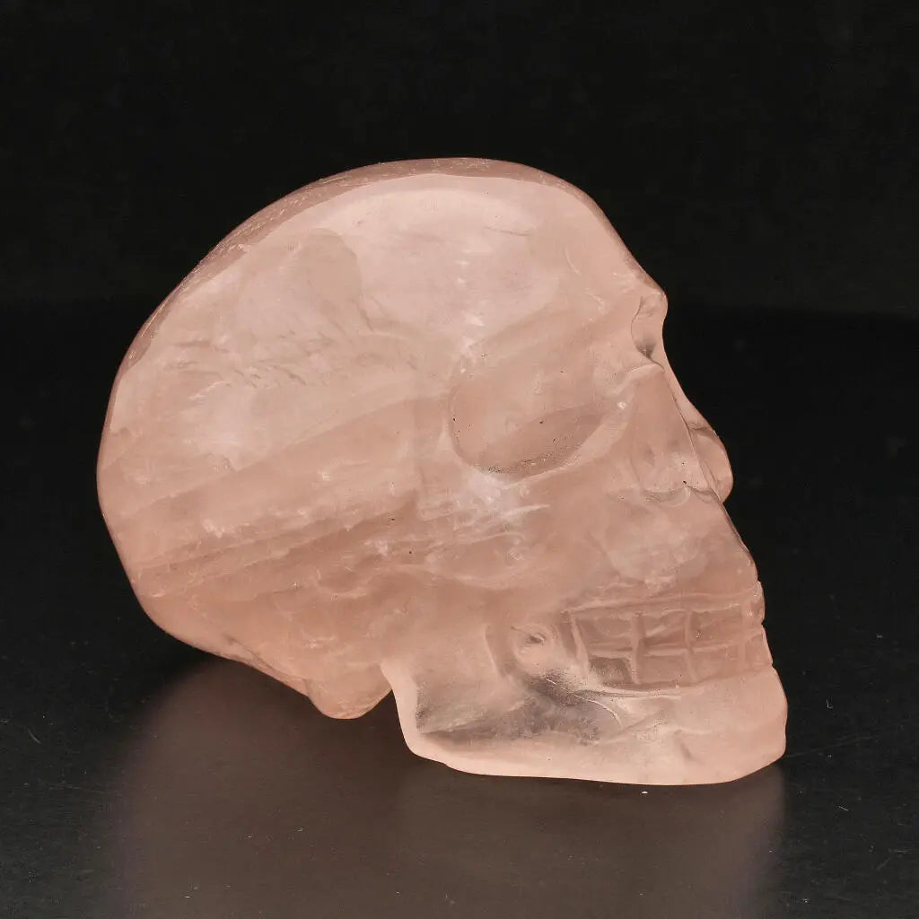 Buy your Skull of Serenity: Rose Quartz Crystal Masterpiece online now or in store at Forever Gems in Franschhoek, South Africa