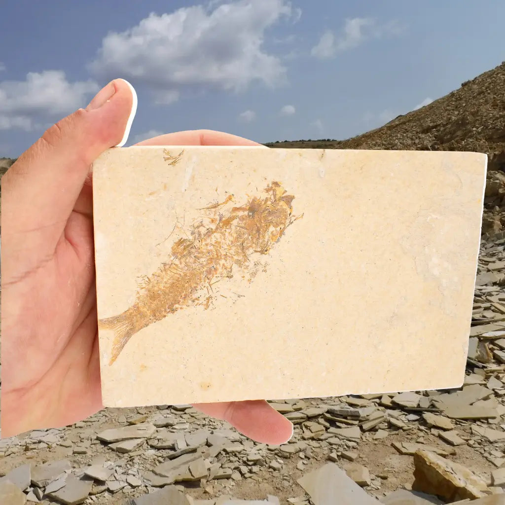 Get your Beautifully Preserved Knightia Fossil from Fossil Lake online now or in store at Forever Gems in Franschhoek, South Africa