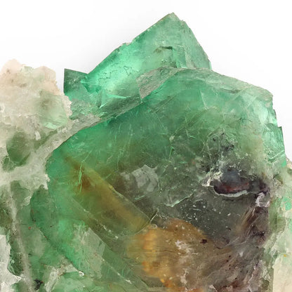 Get your Rare Green Fluorite Octahedral Crystal Cluster with Quartz - Riemvasmaak, Northern Cape, South Africa online now or in store at Forever Gems in Franschhoek, South Africa