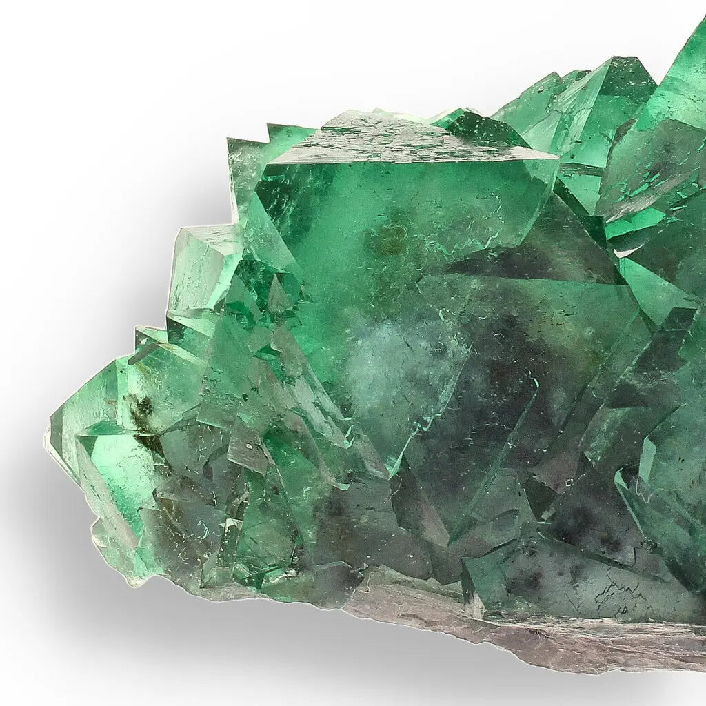 Get your Stunning Green Fluorite Octahedral Crystal Cluster - Riemvasmaak, Northern Cape, South Africa online now or in store at Forever Gems in Franschhoek, South Africa
