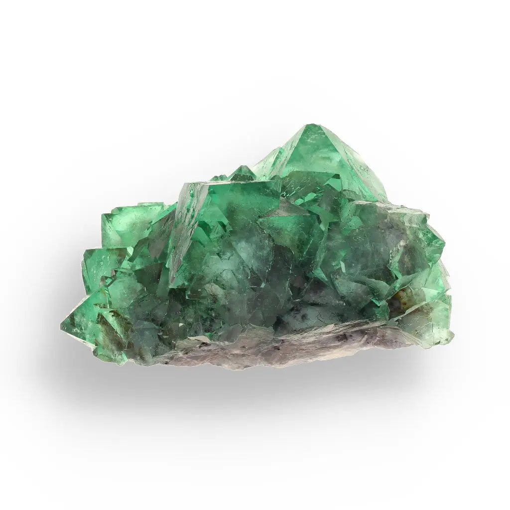 Get your Stunning Green Fluorite Octahedral Crystal Cluster - Riemvasmaak, Northern Cape, South Africa online now or in store at Forever Gems in Franschhoek, South Africa