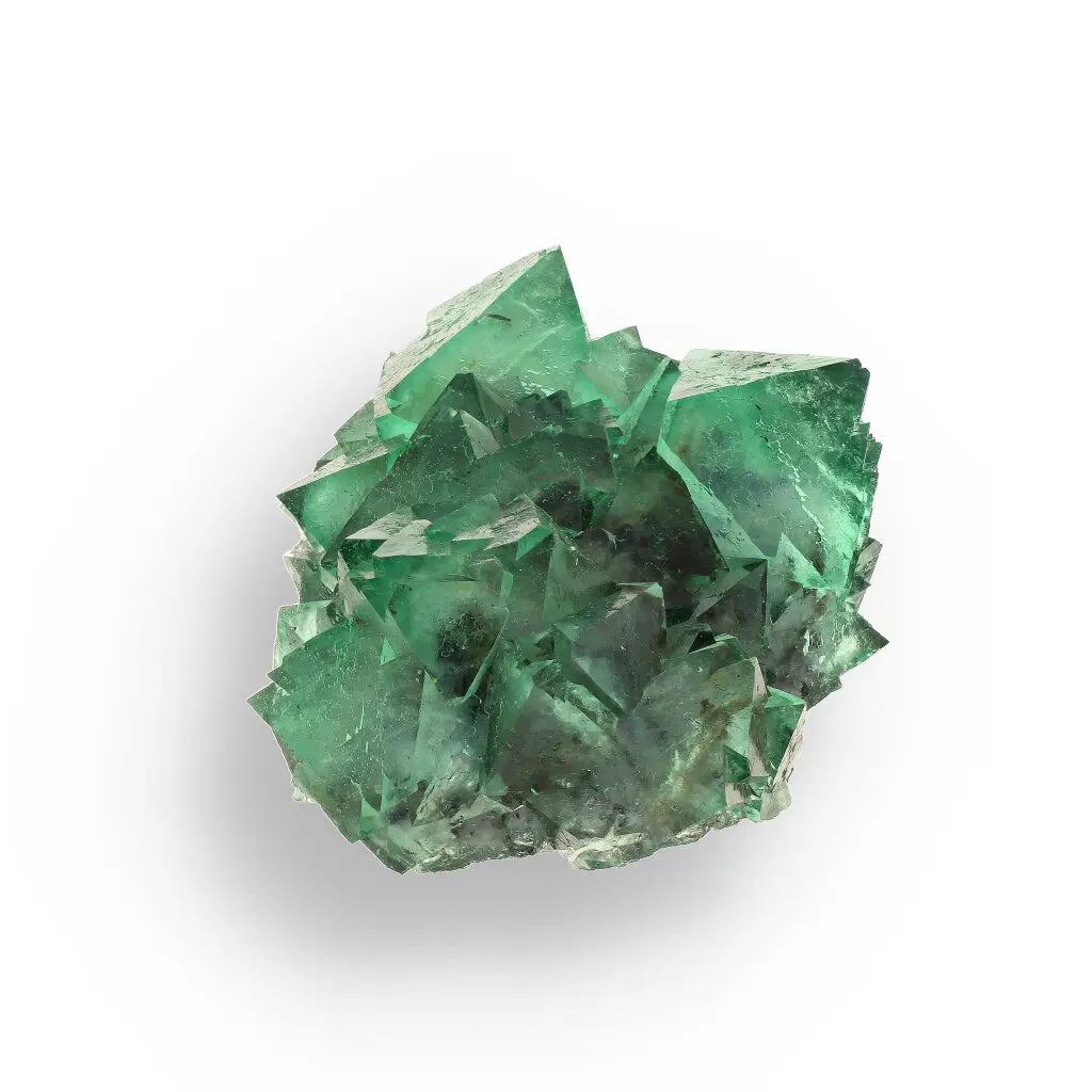 Get your Stunning Green Fluorite Octahedral Crystal Cluster - Riemvasmaak, Northern Cape, South Africa online now or in store at Forever Gems in Franschhoek, South Africa