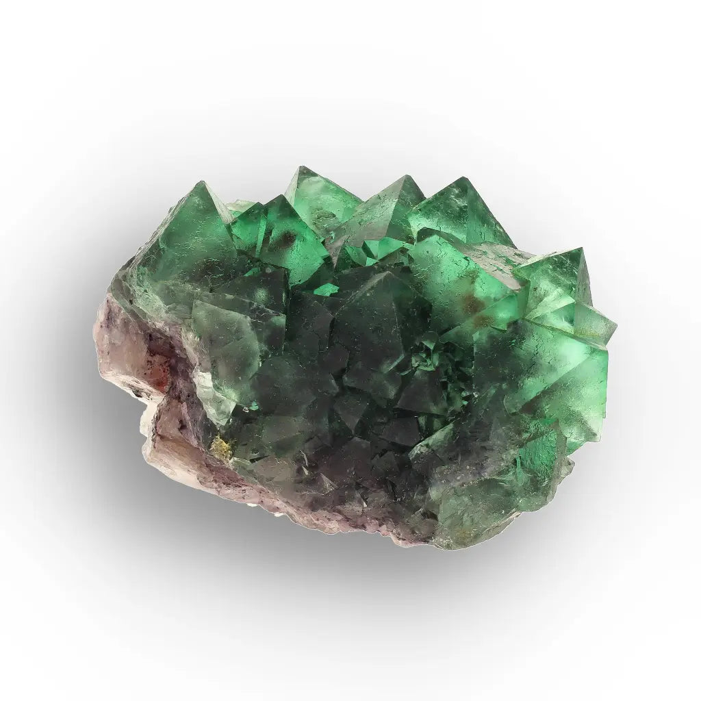 Get your Green Octahedral Fluorite with Purple Core – Riemvasmaak, South Africa online now or in store at Forever Gems in Franschhoek, South Africa