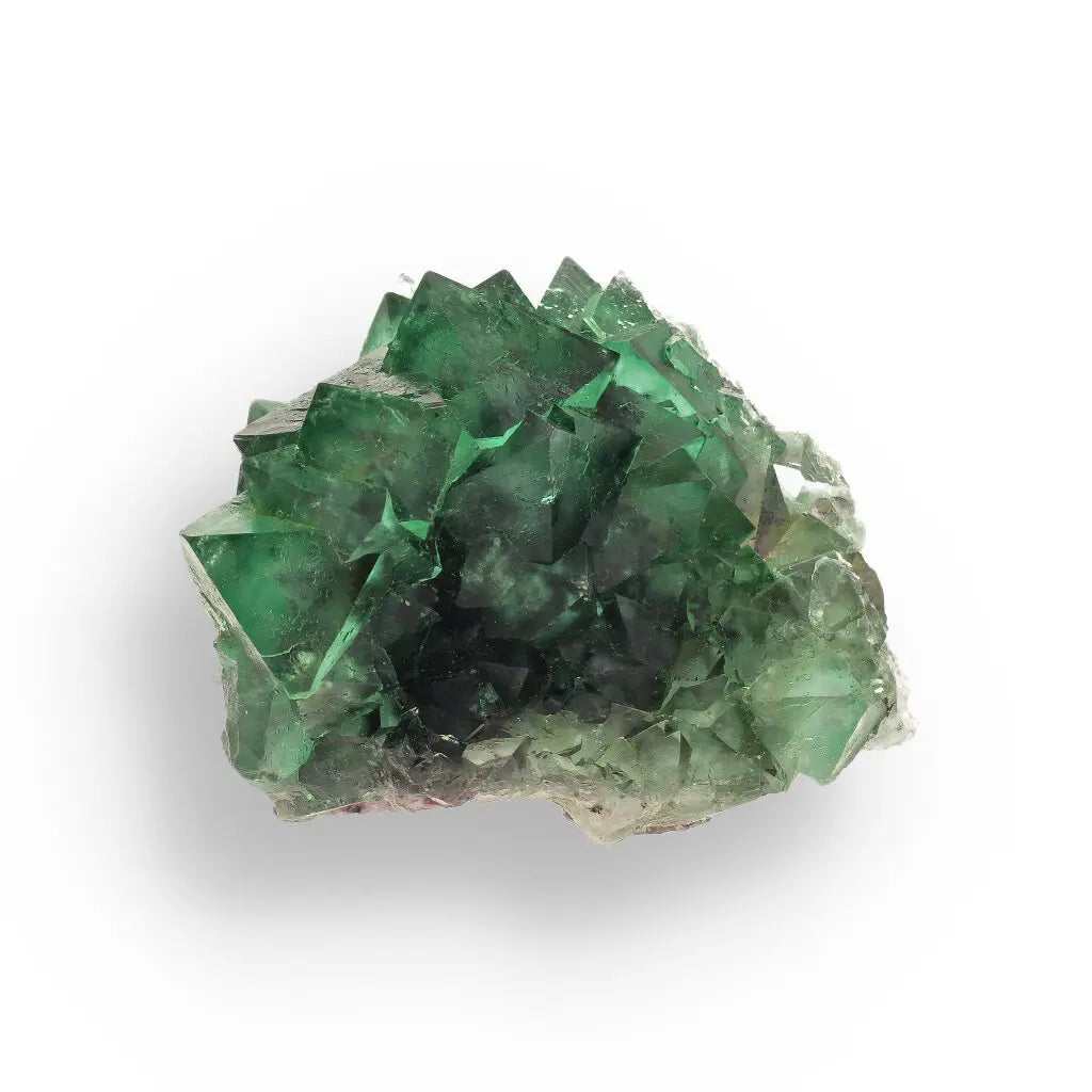 Get your Spectacular Green and Purple Fluorite Octahedral Crystal Cluster - Riemvasmaak, Northern Cape, South Africa online now or in store at Forever Gems in Franschhoek, South Africa