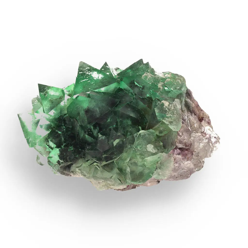 Get your Spectacular Green and Purple Fluorite Octahedral Crystal Cluster - Riemvasmaak, Northern Cape, South Africa online now or in store at Forever Gems in Franschhoek, South Africa