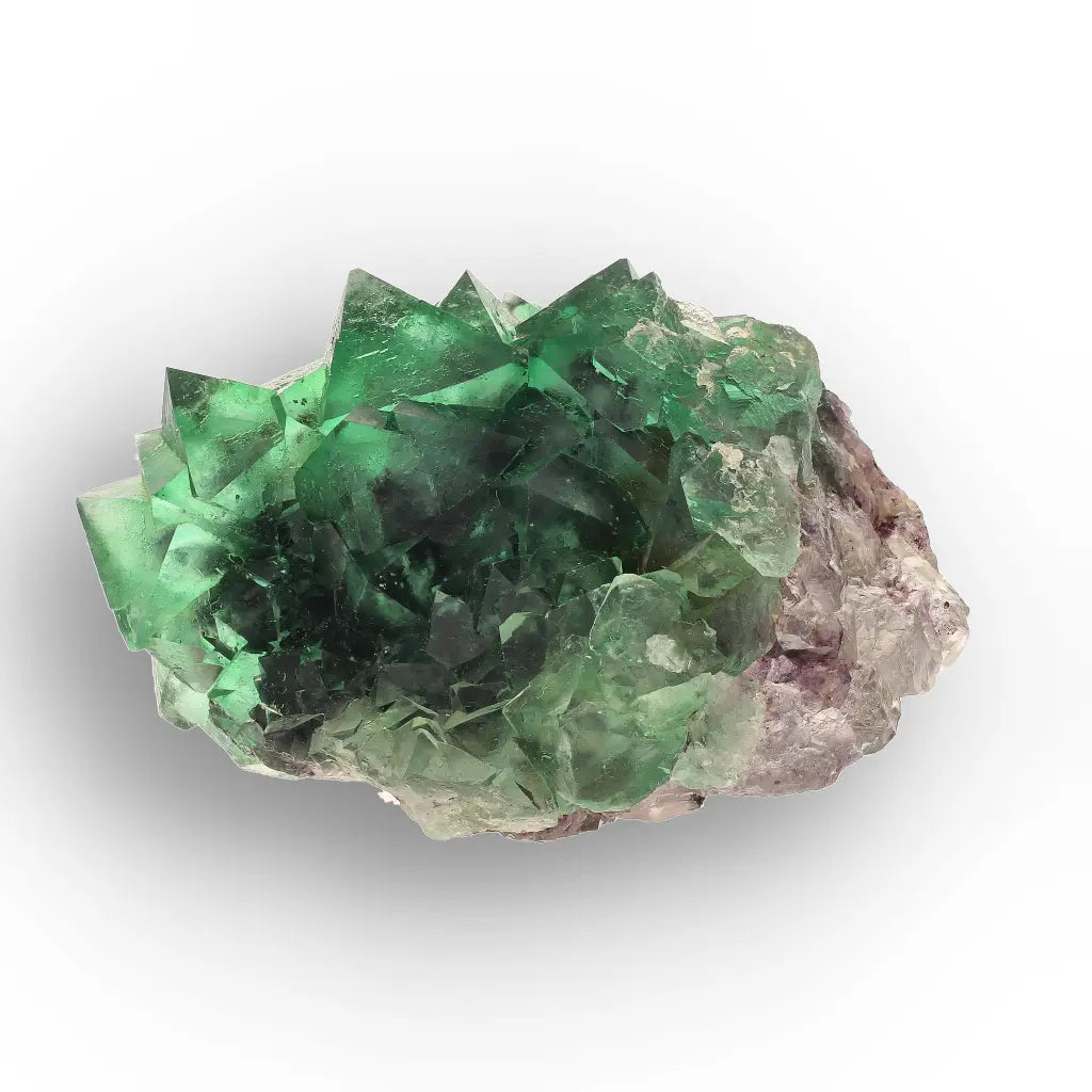 Get your Green Octahedral Fluorite with Purple Core – Riemvasmaak, South Africa online now or in store at Forever Gems in Franschhoek, South Africa