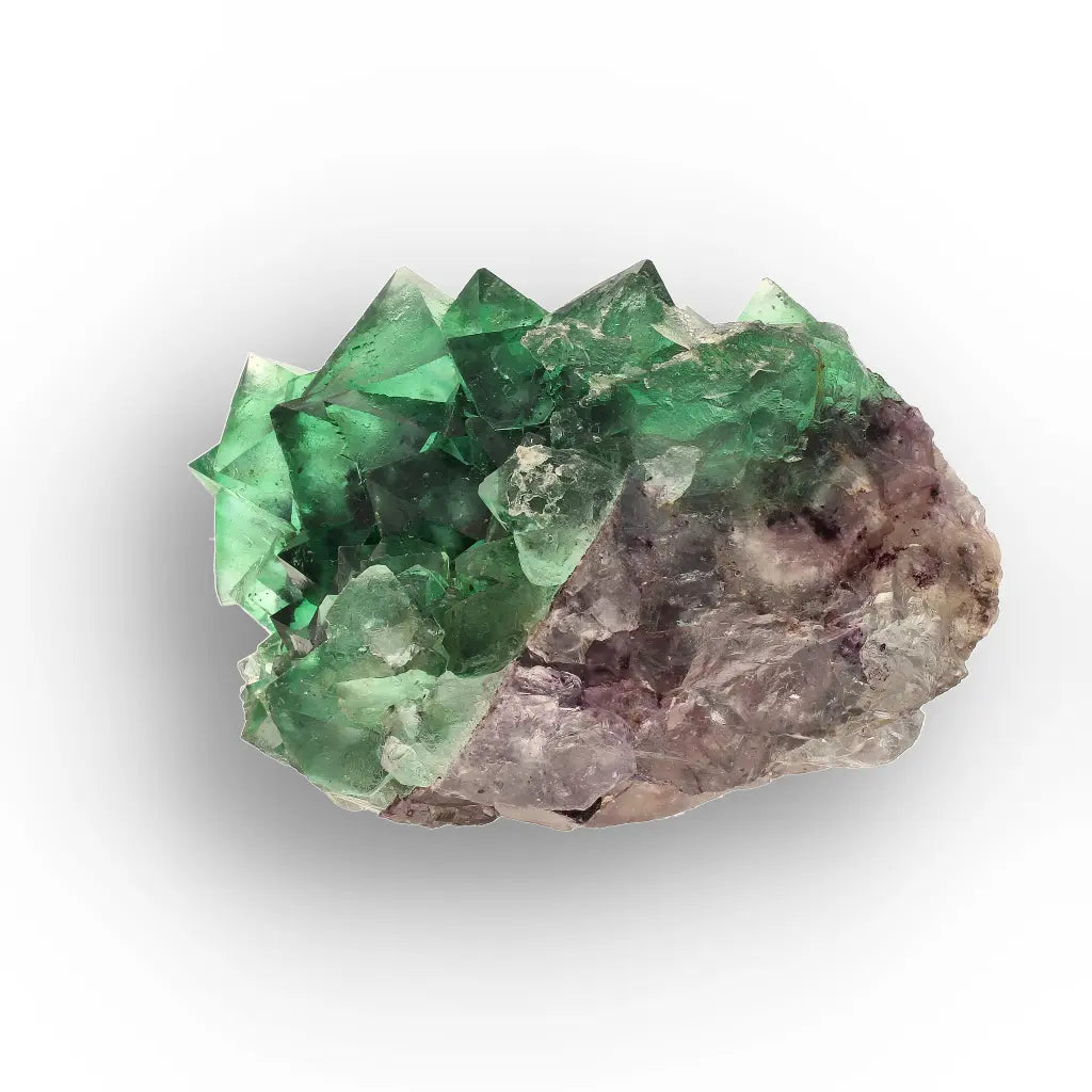 Get your Green Octahedral Fluorite with Purple Core – Riemvasmaak, South Africa online now or in store at Forever Gems in Franschhoek, South Africa