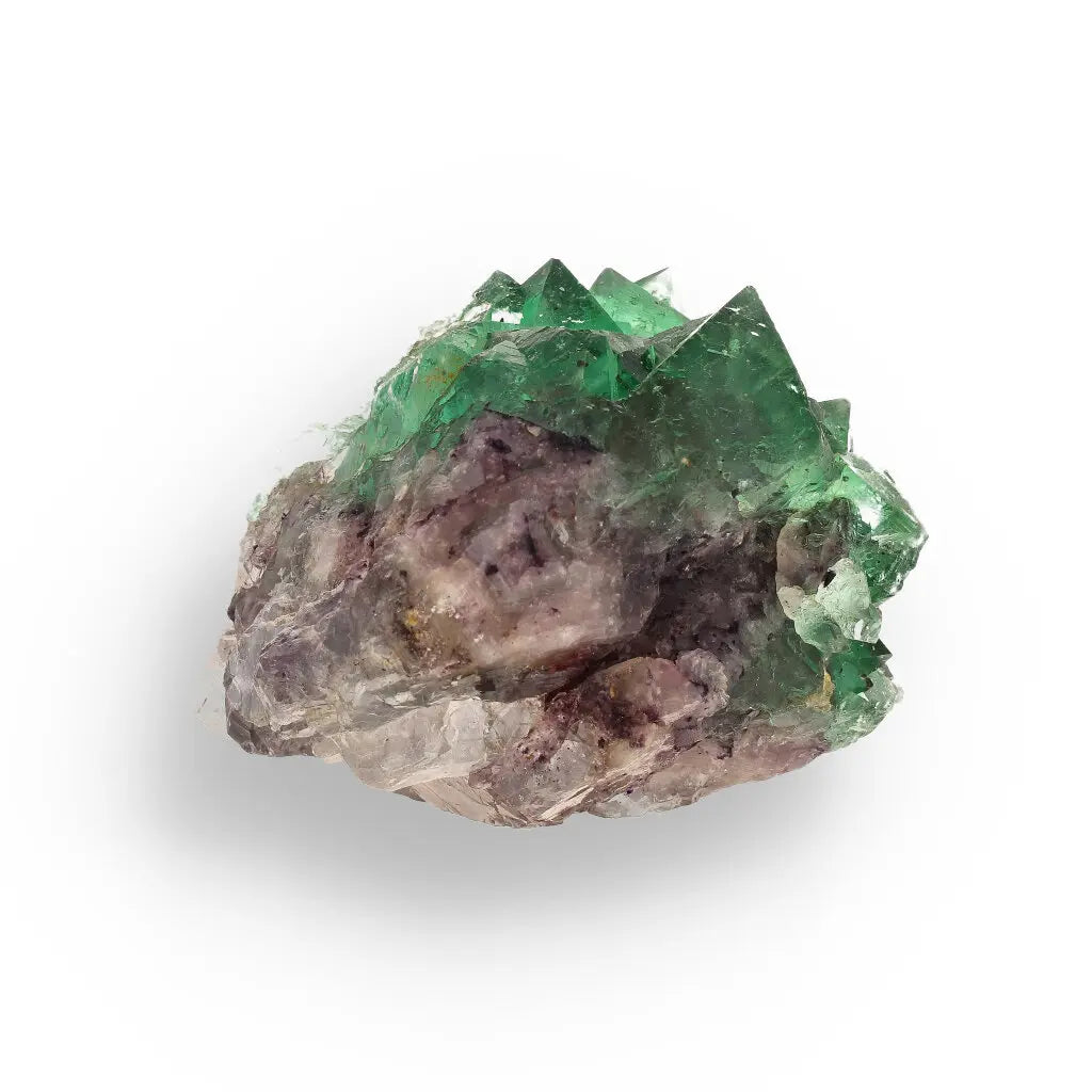 Get your Spectacular Green and Purple Fluorite Octahedral Crystal Cluster - Riemvasmaak, Northern Cape, South Africa online now or in store at Forever Gems in Franschhoek, South Africa