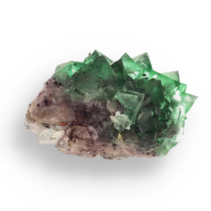 Get your Spectacular Green and Purple Fluorite Octahedral Crystal Cluster - Riemvasmaak, Northern Cape, South Africa online now or in store at Forever Gems in Franschhoek, South Africa