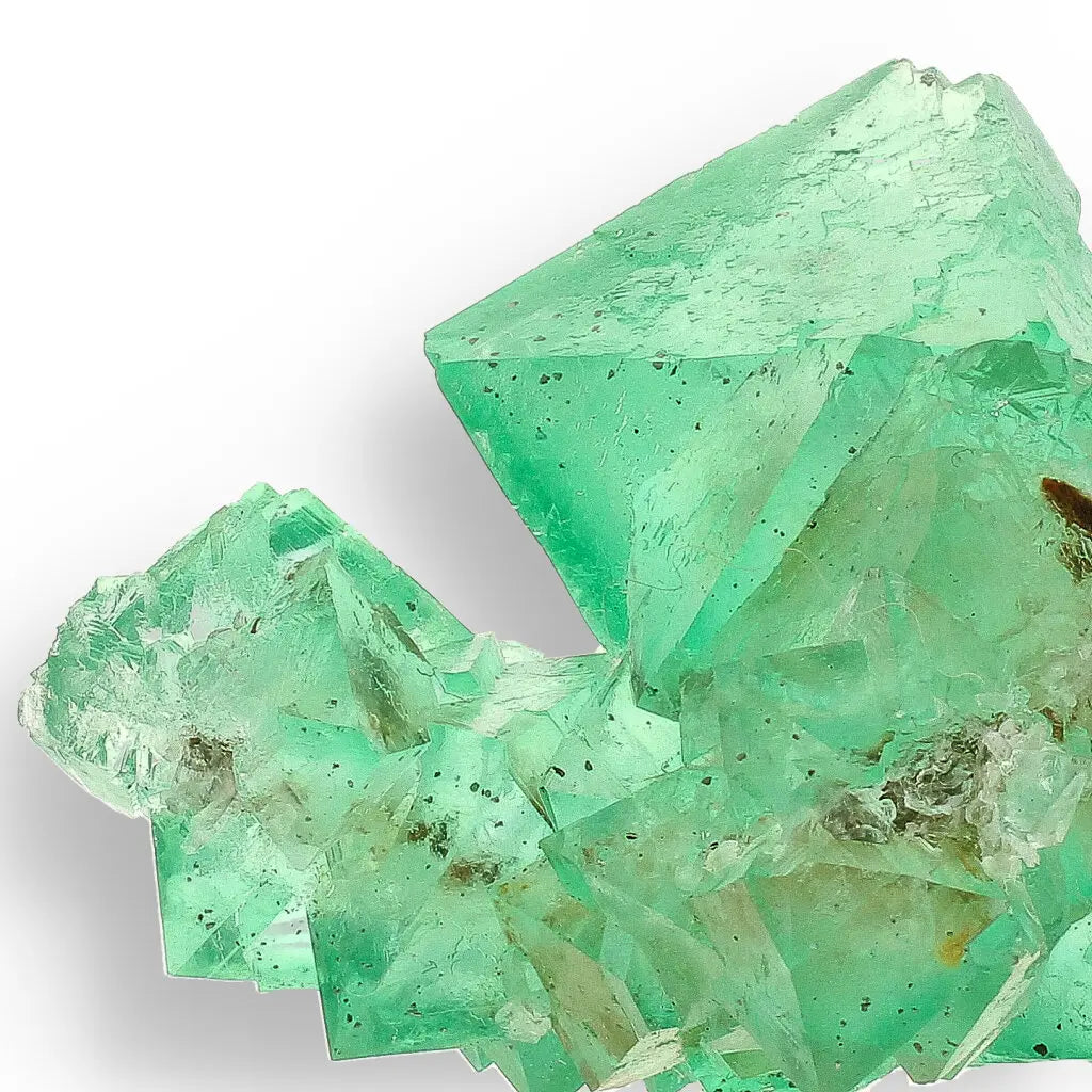 Get your Rare Green Fluorite Octahedral Crystal Cluster - Riemvasmaak, Northern Cape, South Africa online now or in store at Forever Gems in Franschhoek, South Africa