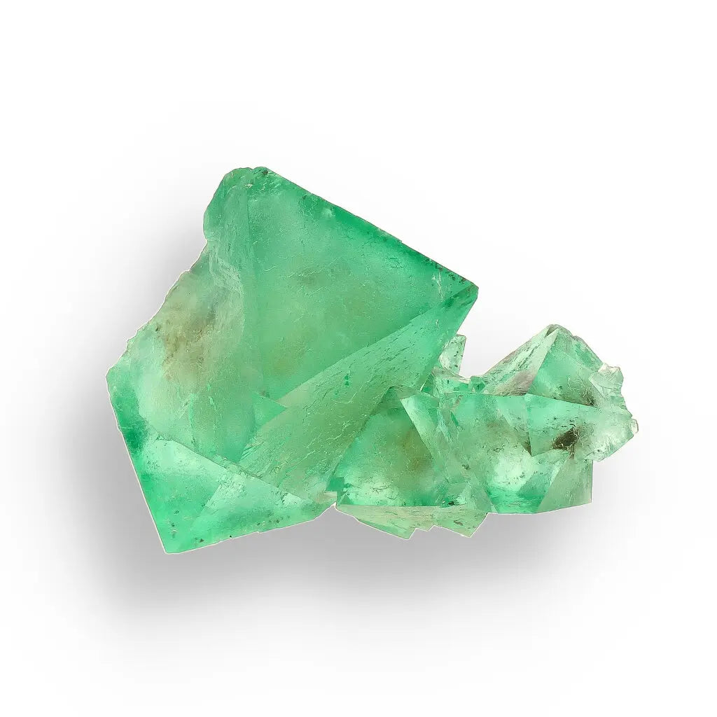 Get your Rare Green Fluorite Octahedral Crystal Cluster - Riemvasmaak, Northern Cape, South Africa online now or in store at Forever Gems in Franschhoek, South Africa