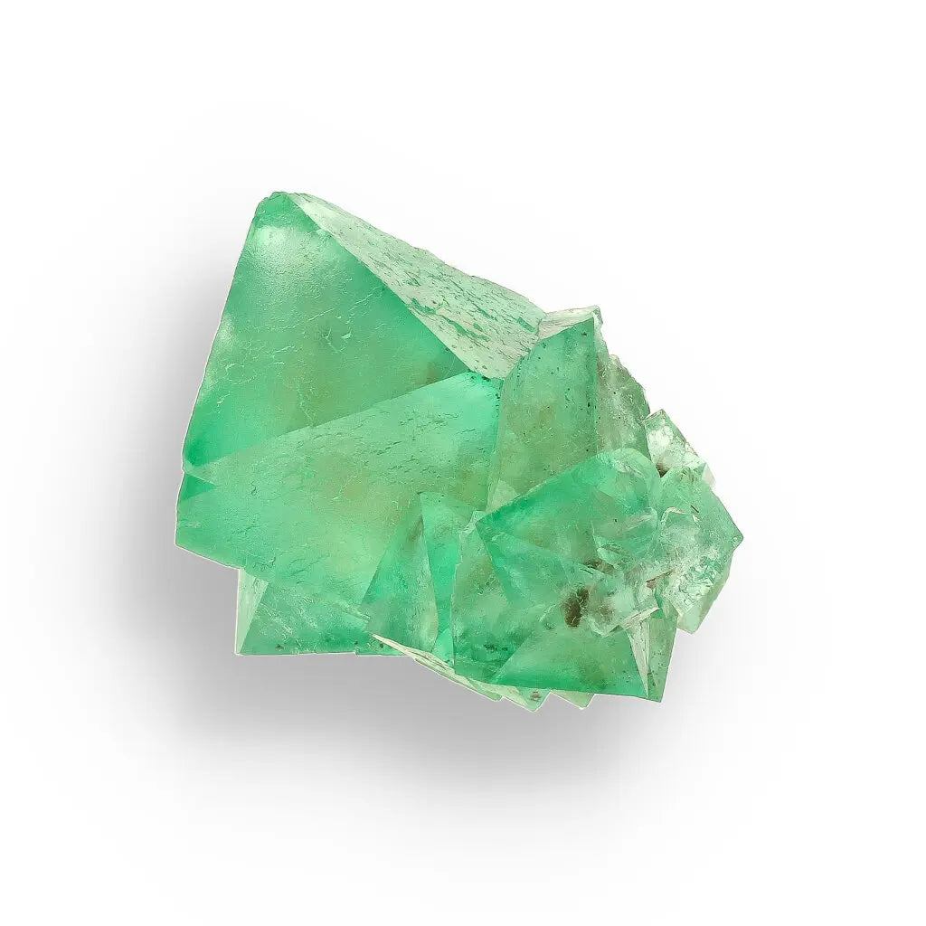 Get your Rare Green Fluorite Octahedral Crystal Cluster - Riemvasmaak, Northern Cape, South Africa online now or in store at Forever Gems in Franschhoek, South Africa